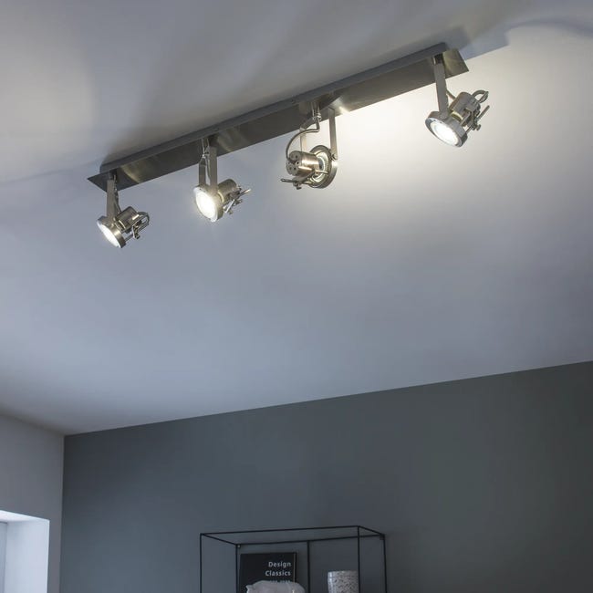 Listwa reflektorowa TECHNIC srebrna GU10 INSPIRE