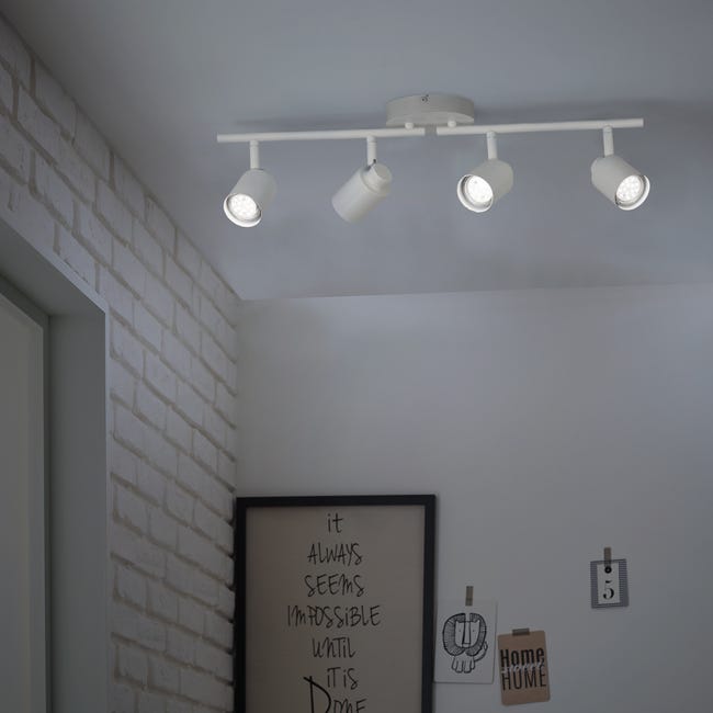 Listwa reflektorowa Tekla biała 4 x GU10 Inspire