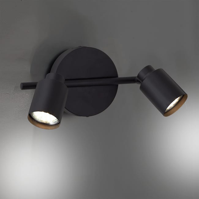 Listwa reflektorowa Tekla czarna 2 x GU10 Inspire