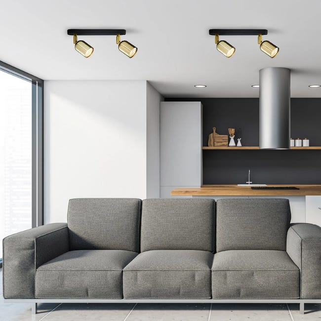 Listwa reflektorowa Top złota 2 x GU10 Tk Lighting