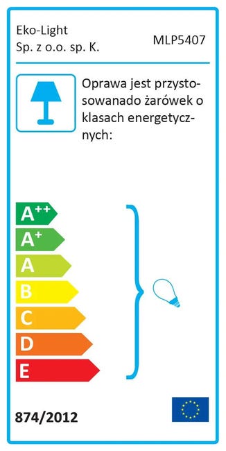 Listwa reflektorowa VIDAR biała 3 x GU10 EKO-LIGHT