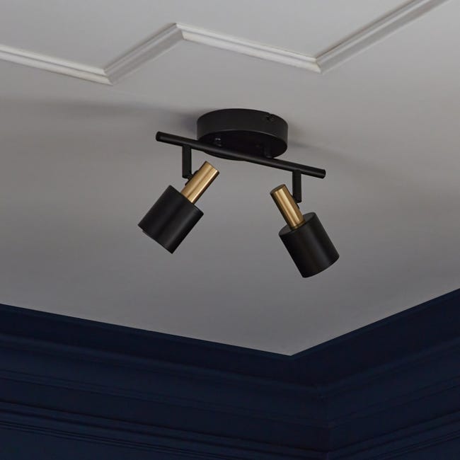 Listwa reflektorowa Vador czarna 2 x GU10 Inspire