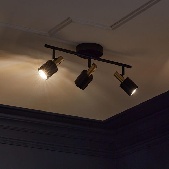 Listwa reflektorowa Vador czarna 3 x GU10 Inspire