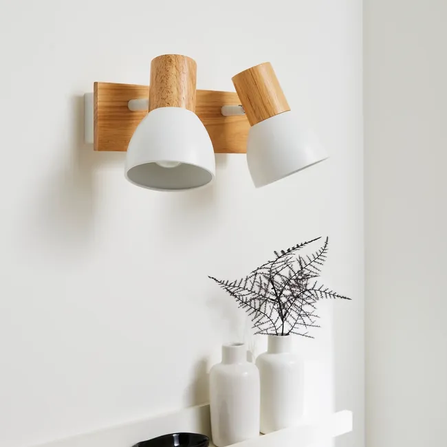 Listwa reflektorowa Venosa drewniany 2 x E14 Inspire