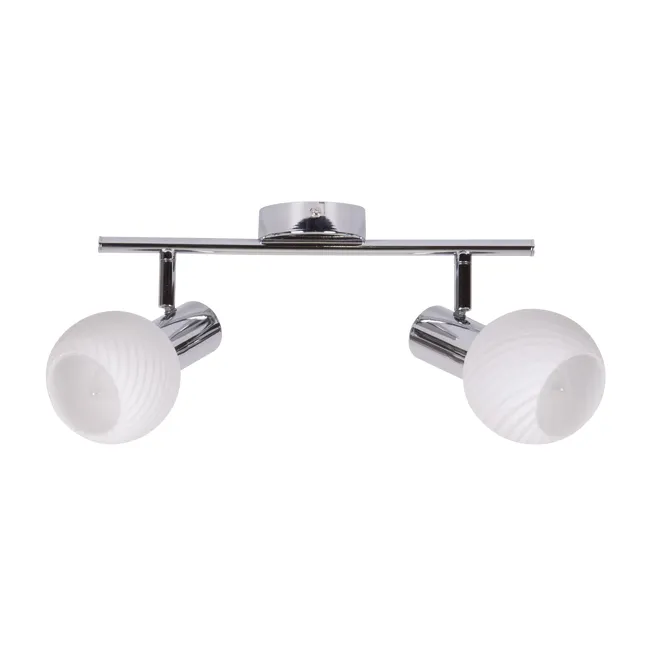 Listwa reflektorowa Vermont srebrna 2 x E14 Candellux