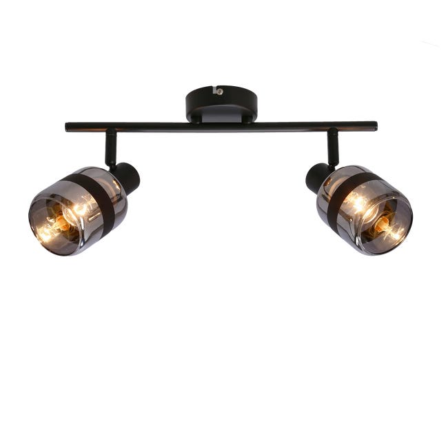Listwa reflektorowa Yuki czarna 2 x E14 Candellux