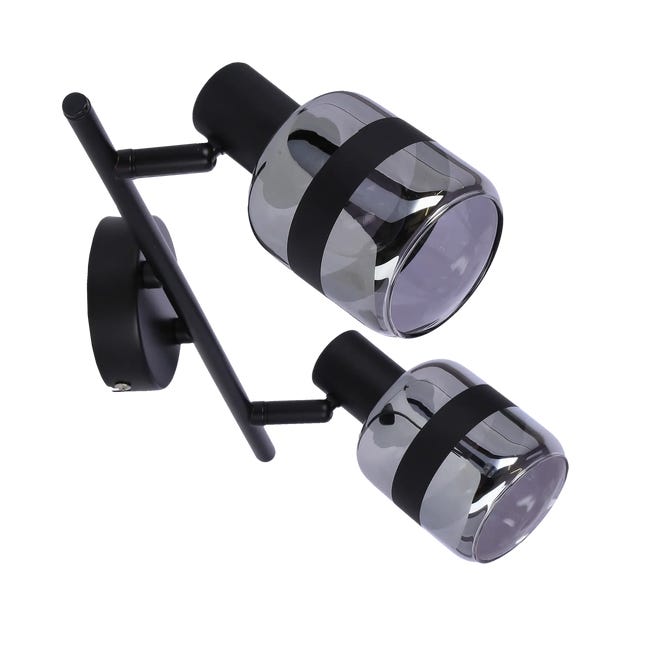 Listwa reflektorowa Yuki czarna 2 x E14 Candellux