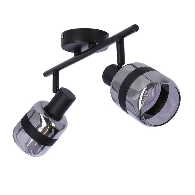 Listwa reflektorowa Yuki czarna 2 x E14 Candellux