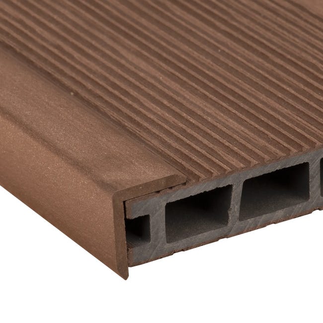 Listwa wykończeniowa 3x240x3.4 cm narożna redwood