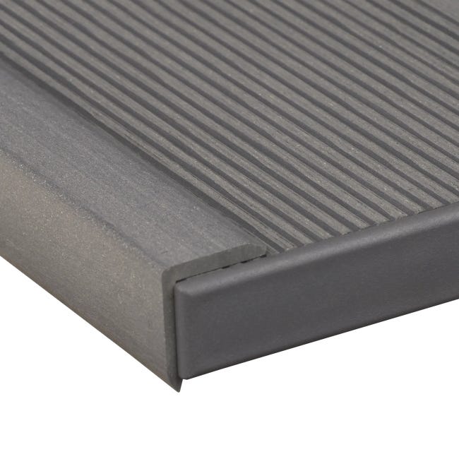 Listwa wykończeniowa 3x240x3.4 cm narożna szara