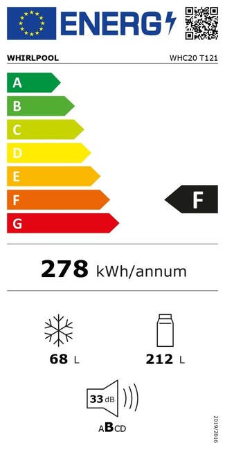 Lodówka do zabudowy WHC 20T121 Whirlpool