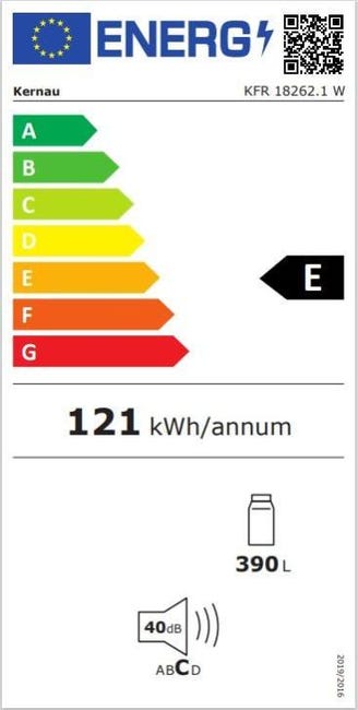 Lodówka wolnostojąca KFR 18262.1 W Kernau