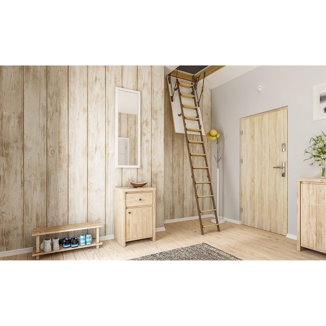 Lustro Lahti białe 40 x 120 cm