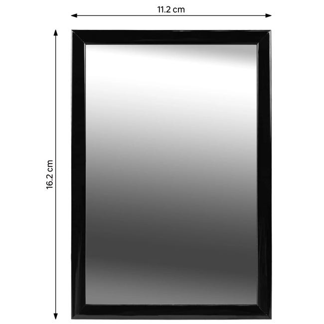 Lustro Lilla czarne 11 x 15 cm Inspire