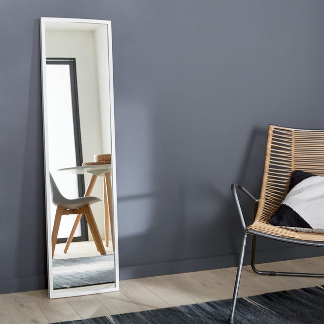Lustro Milo białe 30 x 120 cm Inspire