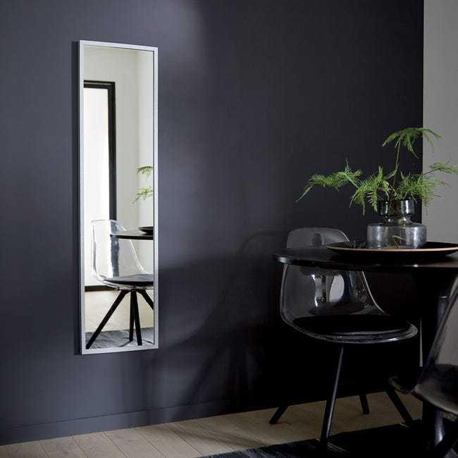 Lustro Milo srebrne 30 x 120 cm Inspire