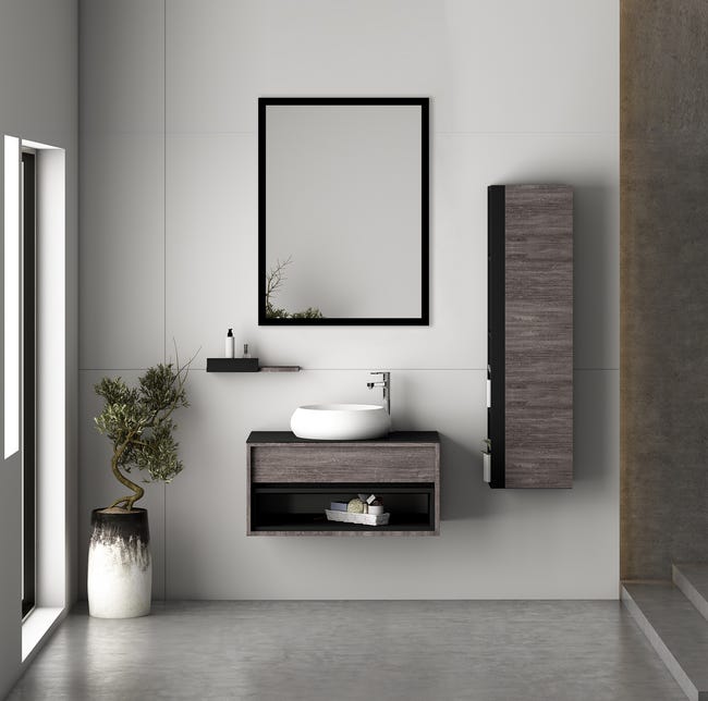 Lustro bez oświetlenia Lux Black 60 X 80 Venti