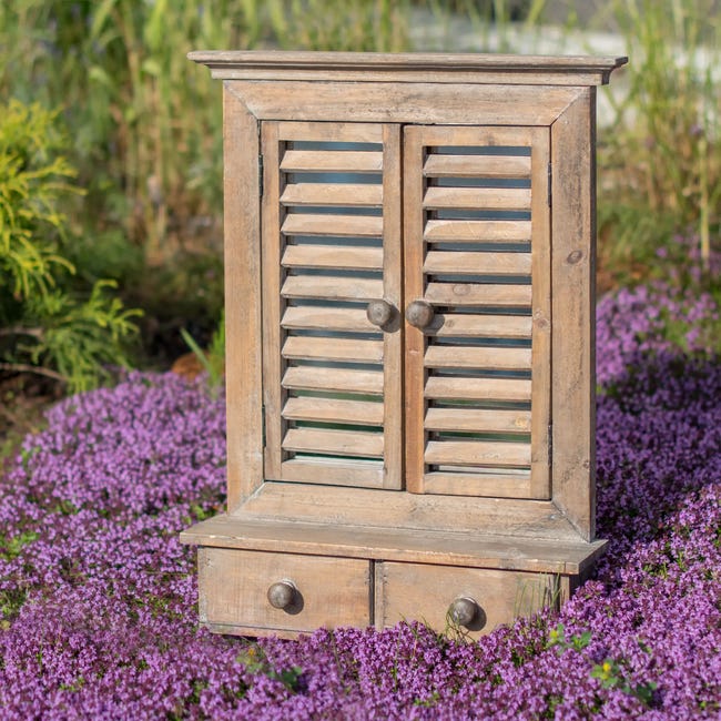 Lustro drewniane Dania 52x39x10 cm