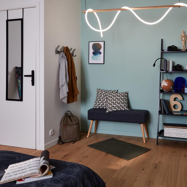 Lustro na drzwi Door czarne 30 x 120 cm Inspire