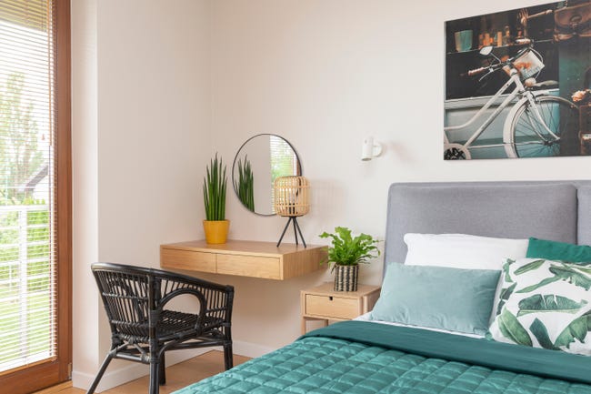 Lustro okrągłe Circle czarne śr. 50 cm Inspire