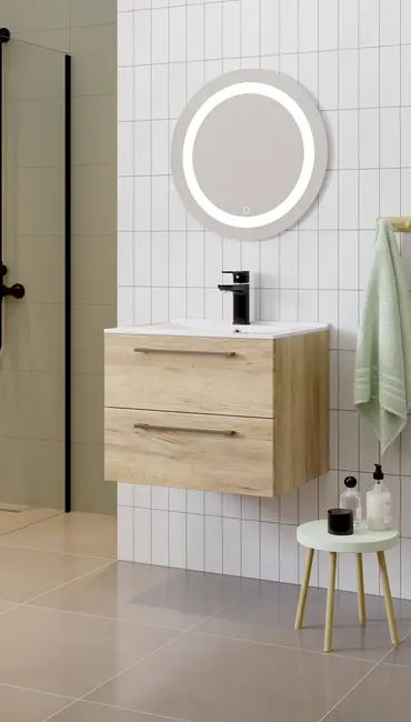 Lustro z wbudowanym oświetleniem RING 60 X 60 VENTI