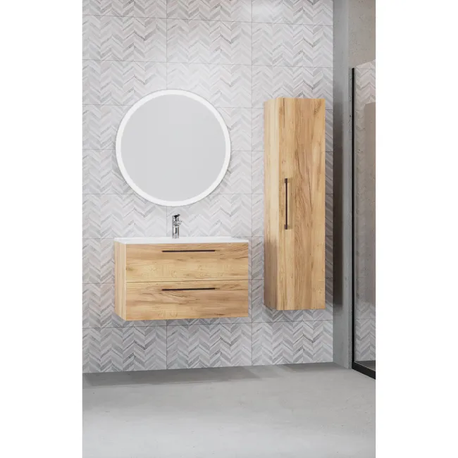 Lustro z wbudowanym oświetleniem RING LED 80 x 80 VENTI