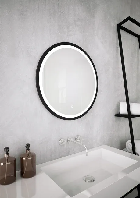 Lustro z wbudowanym oświetleniem RING LIGHT 60 x 60 DUBIEL VITRUM