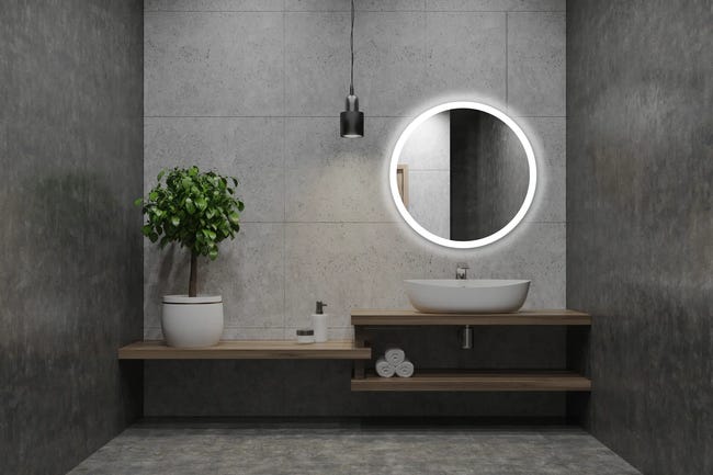 Lustro z wbudowanym oświetleniem Rondo Led 60 Venti
