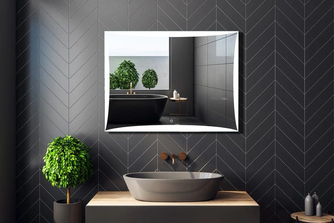 Lustro z wbudowanym oświetleniem SLIM 80 x 60 VENTI