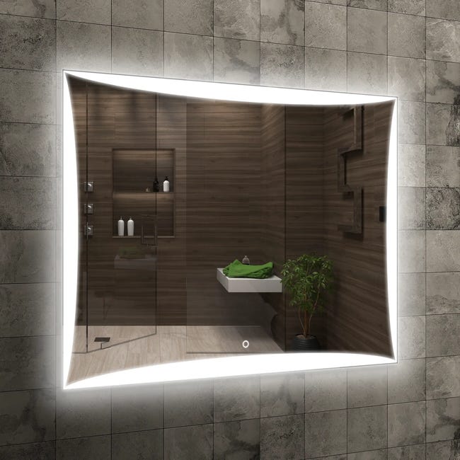 Lustro z wbudowanym oświetleniem SLIM 80 x 60 VENTI