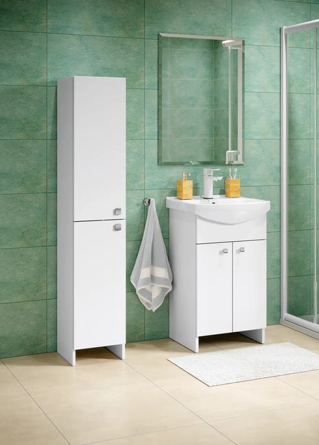Lustro łazienkowe bez oświetlenia PROSTOKĄTNE 80 x 60 cm DUBIEL VITRUM