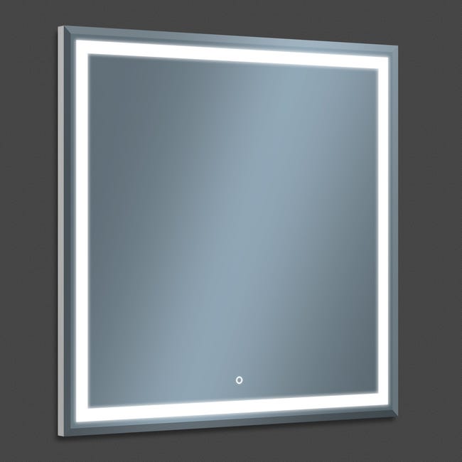 Lustro łazienkowe z wbudowanym oświetleniem ALTUE 80 LED 80 x 80 VENTI