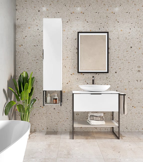 Lustro łazienkowe z wbudowanym oświetleniem LUXLED 60 x 80 VENTI
