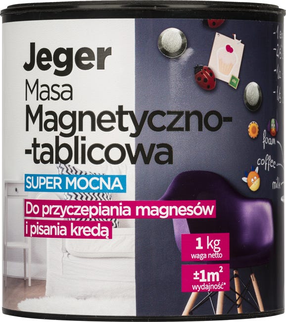 Masa MAGNETYCZNO-TABLICOWA 1 kg Szara JEGER