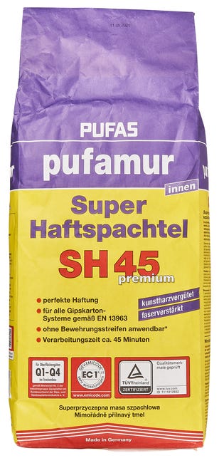 Masa szpachlowa PUFAMUR 5 kg superprzyczepna PUFAS