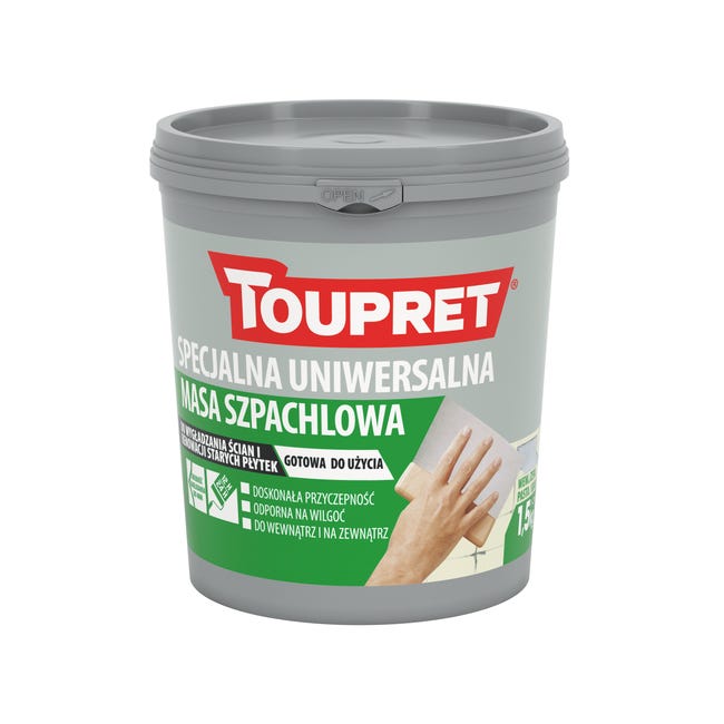 Masa szpachlowa UNIWERSALNA 1.5 kg TOUPRET