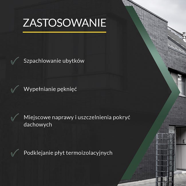 Masa szpachlowa polimerowo-bitumiczna Evomer 1 kg Tytan Professional