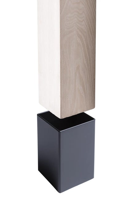 Mocowanie słupka balustrady 75x75mm czarne