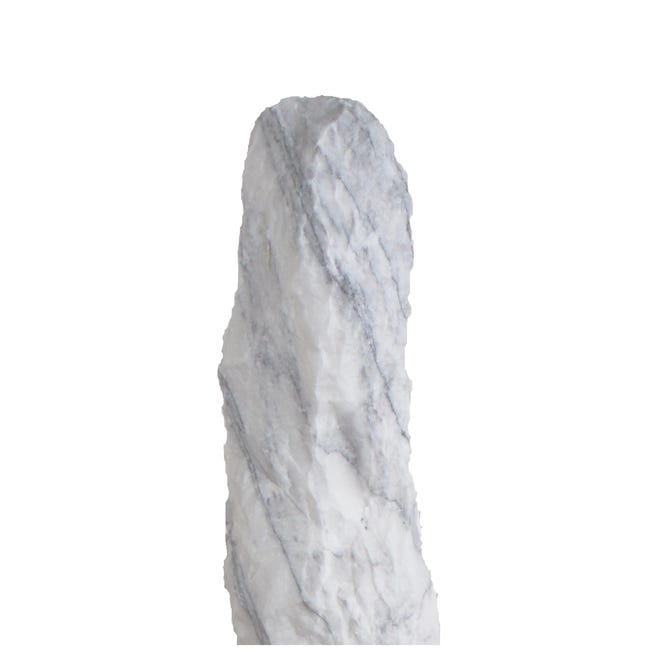 Monolit kamień Purple Wave 90-110 cm 50kg biały Garden Stones