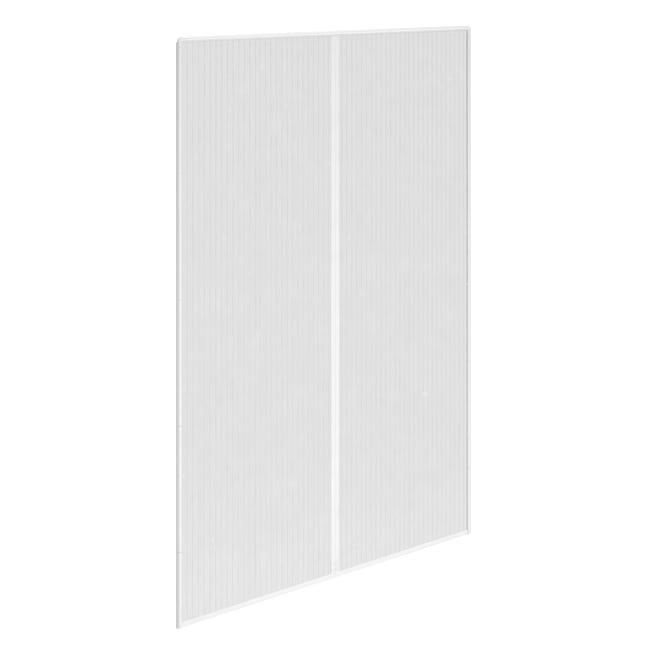 Moskitiera na drzwi 150x230 cm Biała na magnes Artens