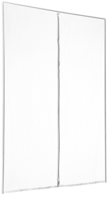 Moskitiera na drzwi 150x230 cm Biała na magnes Artens