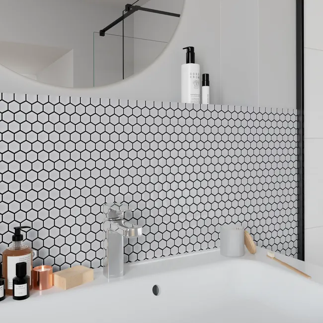 Mozaika Hexa Grey 26.5 x 31 Artens