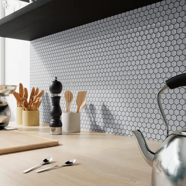 Mozaika Hexa Grey 26.5 x 31 Artens