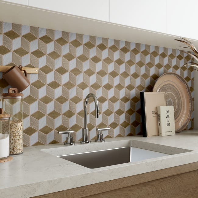 Mozaika Mix White 30.9 x 33 Artens