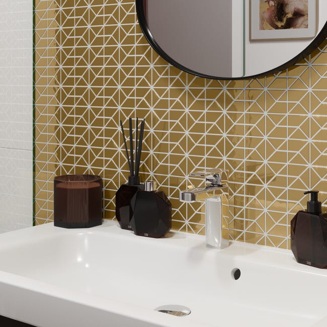 Mozaika Sekdem Gold Glossy 30 x 30 Artens