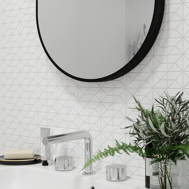 Mozaika Sekdem White Mat 30 x 30 Artens