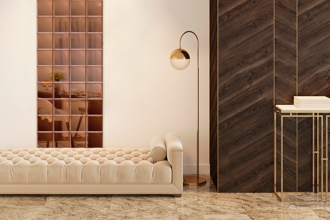 Mozaika Square Copper 15 x 15 Iryda