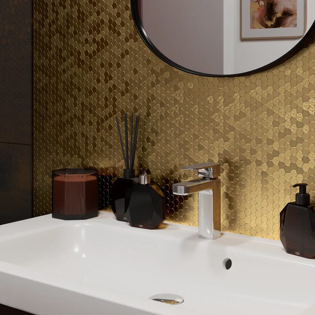 Mozaika Tara Gold Hexa 29.8 x 30 Artens