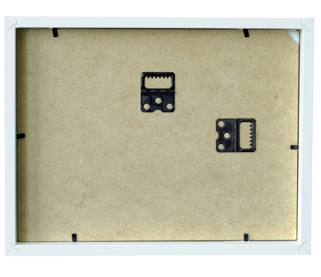 Multiramka Milo na 2 zdjęcia 26.5 x 20 cm biała MDF Inspire