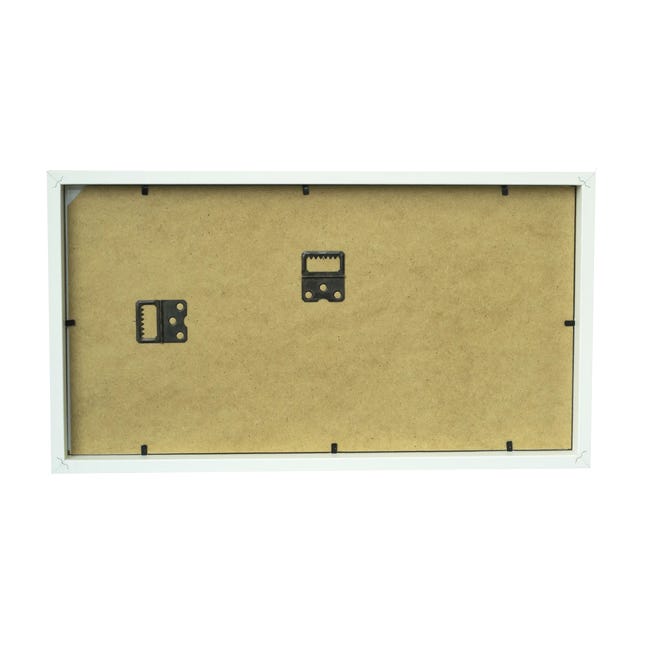 Multiramka Milo na 3 zdjęcia 40.5 x 24 cm biała MDF Inspire